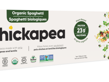 Spaghetti bio aux pois chiches et lentilles biologiques - Chickapea Supply