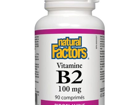 Vitamine B2 100 mg - Natural Factors For Cheap