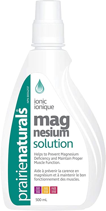 Solution ionique de magnésium aide à prévenir la carence - Prairie Naturals Supply