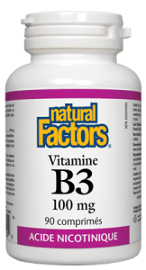 Vitamine B3 100 mg - Natural Factors Online Sale