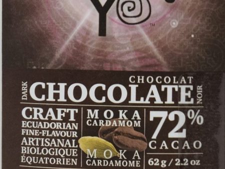 Tablette de chocolat noir bio 72 % de cacao au moka cardamome - Giddy Yo Online Sale