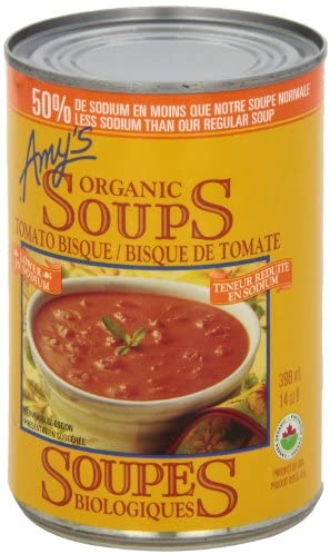 Soupe bio de bisque de tomate faible teneur en sodium - Amy’s Hot on Sale