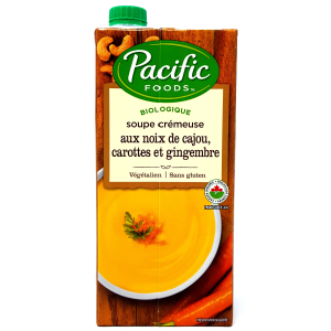 Soupe crémeuse aux noix de cajou, carotte et gingembre bio - Pacific Foods Online Hot Sale