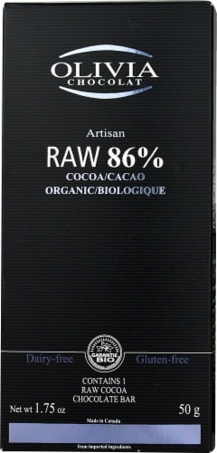 Tablette de chocolat noir bio 86 % de cacoa - Olivia Chocolat Online Hot Sale