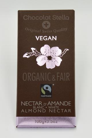 Tablette de chocolat blanx bio au nectar d’amandes - Chocolat Stella Online now