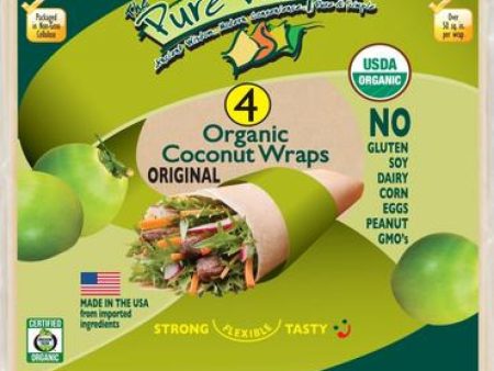 Wrap bio à la noix de coco sans gluten sans produits laitiers - Pure Wraps Fashion