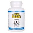 Vitamine D3 UI - Natural Factors Supply