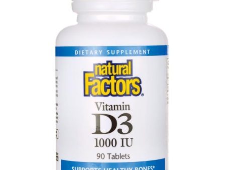 Vitamine D3 UI - Natural Factors Supply