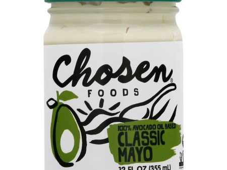 Mayonnaise bio traditionnelle à base d’huile d’avocat - Chosen Foods Discount