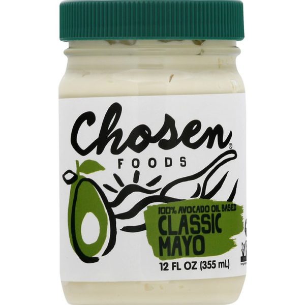 Mayonnaise bio traditionnelle à base d’huile d’avocat - Chosen Foods Discount