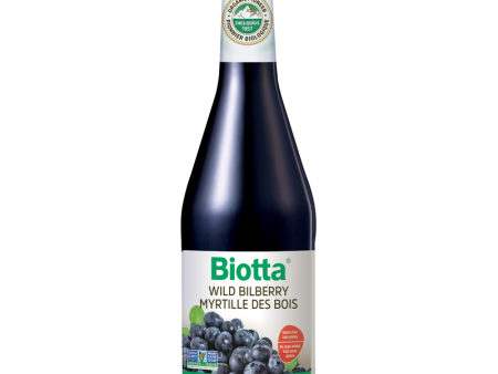 Jus de myrtille des bois - Biotta Discount