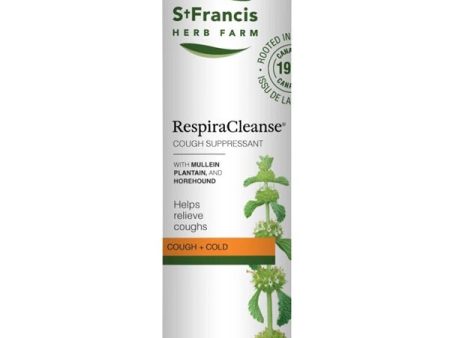 St Francis Herb Farm - RespiraCleanse (toux+rhume) (teinture) - St Francis Herb Farm For Sale