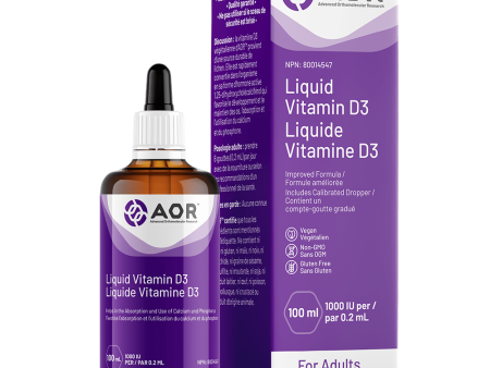 Vitamine D3 Liquide pour adulte - AOR Sale