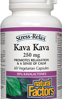 Stress-Relax Kava Kava favorise la relaxation et un sentiment de tranquilité - Natural Factors on Sale