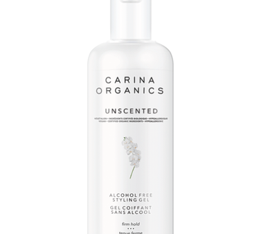 Gel coiffant sans alcool non parfumé - Carina Organics Online