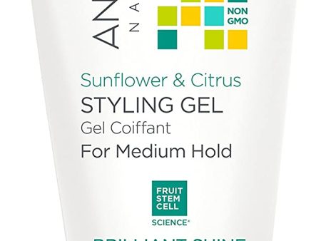 Gel coiffant au citron et tournesol - Andalou Naturals Online