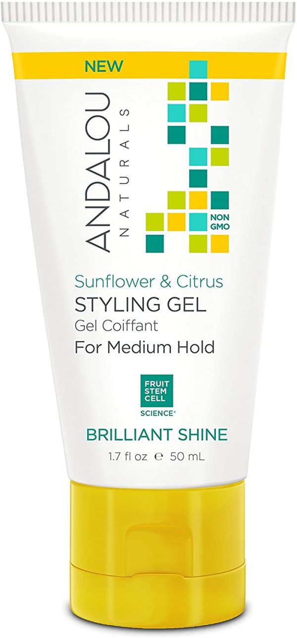 Gel coiffant au citron et tournesol - Andalou Naturals Online