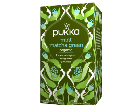 Thé vert bio matcha menthe - Pukka For Sale