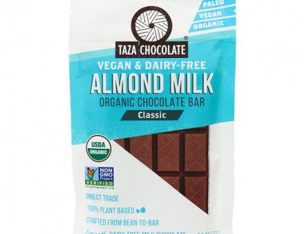 Tablette de chocolat bio, vegan au lait d’amandes - Taza Chocolate Online Hot Sale