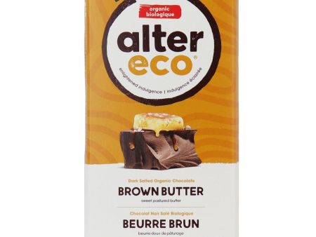 Tablette de chocolat noir bio équitable, vegan, 70%  de cacao au beurre brun - Alter Eco Online Sale