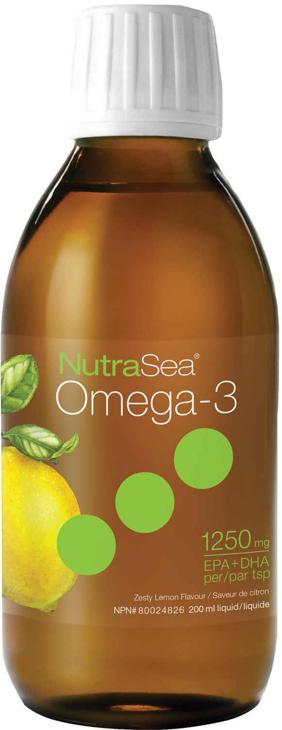 NutraSea Oméga-3 - Saveur de citron - Nature s Way Supply