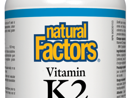 Vitamine K2 100mcg - Natural Factors Cheap