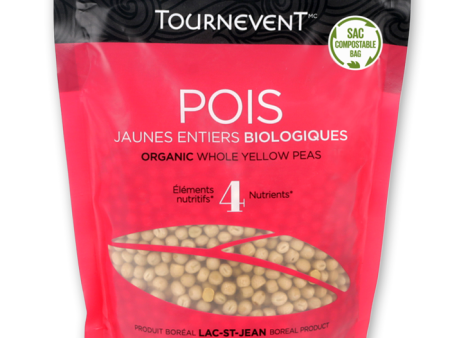 Pois jaunes entiers bio - Tournevent Discount