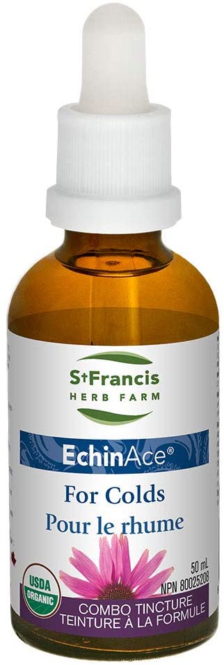 St Francis Herb Farm - EchinAce (toux+rhume) (teinture) - St Francis Herb Farm on Sale