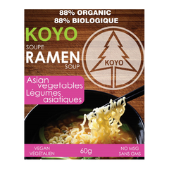 Soupe de ramen végétalienne (légumes asiatiques) - Koyo Online now