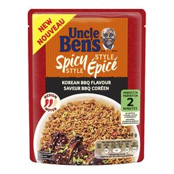 Riz instantané à saveur de barbecue coréen - 240 g - Uncle Ben s For Discount