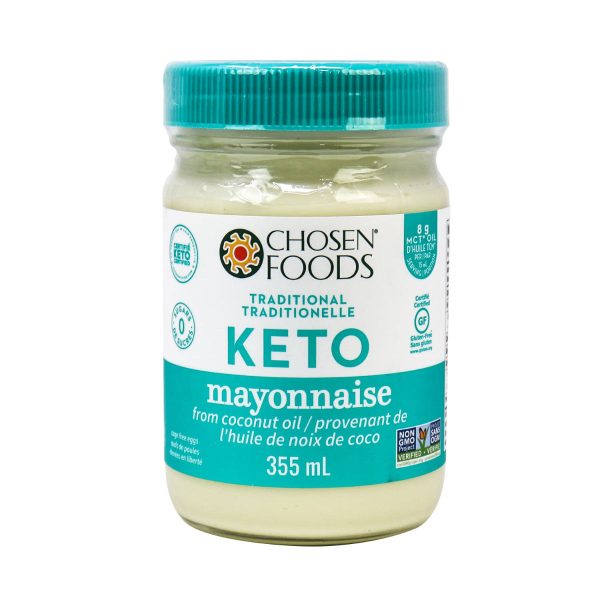 Mayonnaisse traditionnelle kéto à l’huile de coco - Chosen Foods Fashion