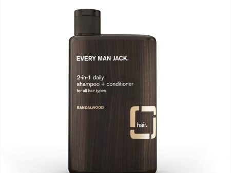 Shampooing et revitalisant naturel au santal - Every Man Jack For Cheap