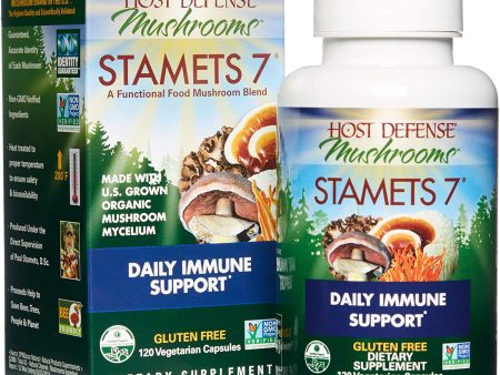 Stamets 7 mélange de champignons aide au soutien immunitaire quotidien - Host Defense Sale