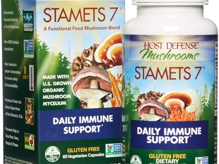 Stamets 7 mélange de champignons aide au soutien immunitaire quotidien - Host Defense Discount