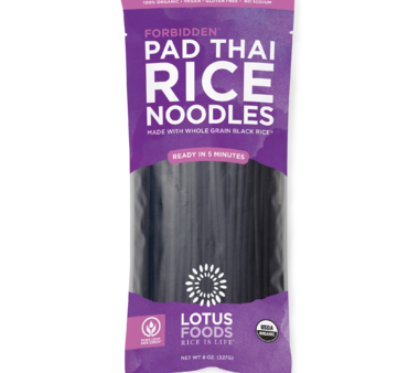 Nouille de riz brun et noir pad thaï - Lotus Foods Fashion