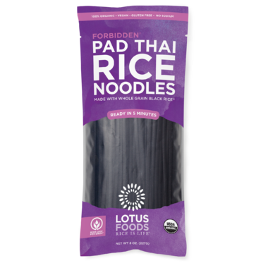 Nouille de riz brun et noir pad thaï - Lotus Foods Fashion