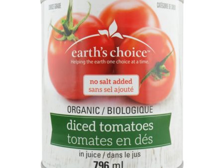 Tomates en dés biologiques (sans sel ajouté) - earth’s choice Supply