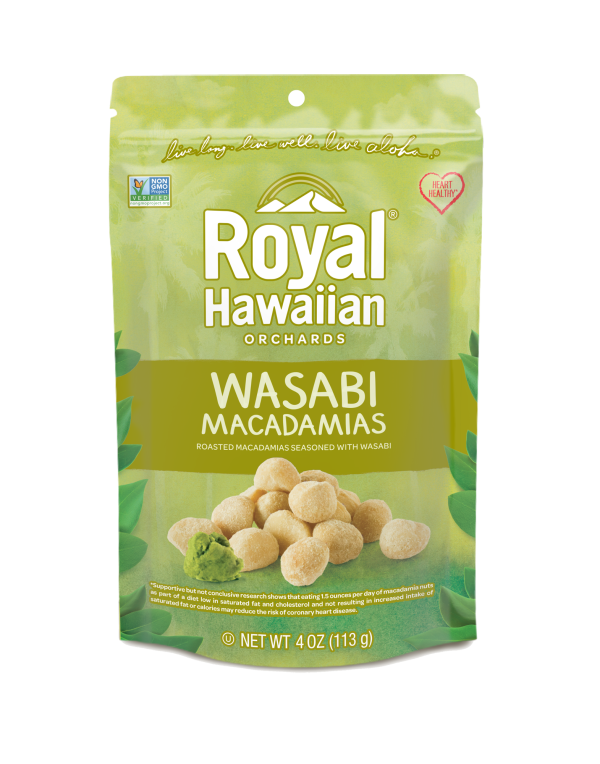 Noix de macadamias au wasabi - Royal Hawaiian Ochards Online now