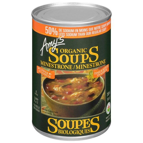 Soupe bio minestrone faible en gras - Amy’s Online Hot Sale