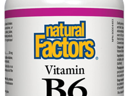 Vitamine B6 50 mg - Natural Factors Supply