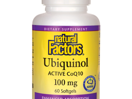 Ubiquinol coQ10 Active 100 mg - Natural Factors Online