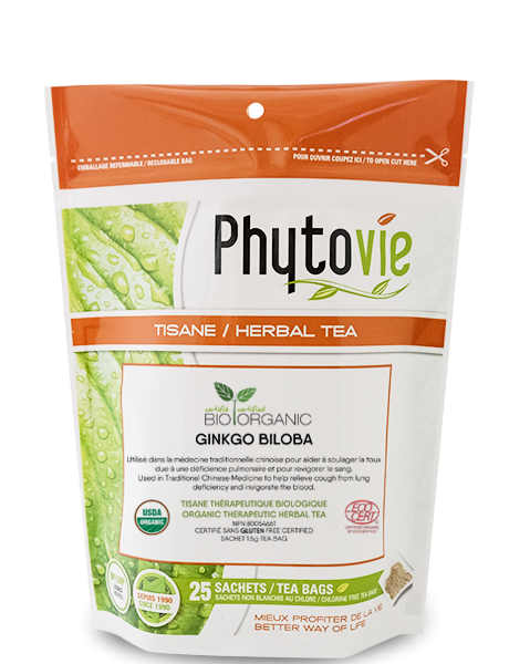 Tisane ginko biloba - Phytovie Discount