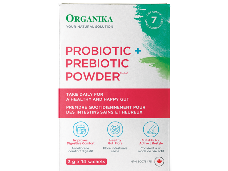 Poudre probiotique et prebiotique - Organika For Discount