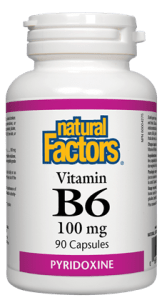 Vitamine B6 100 mg - Natural Factors on Sale