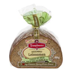 Pain de seigle aux graines de lin - 454 g - Dimpflmeier Online now