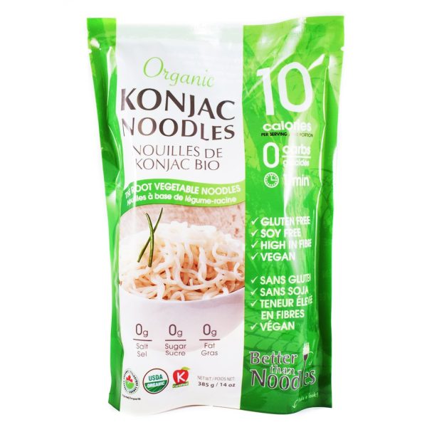 Nouilles de Konjac biologique (35 calories) - Konjac Discount