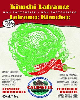 Kimchi Lafrance non pasteurisé - Caldwell Online now