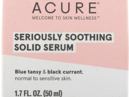 Sérum solide 3 en 1 à la camomille bleue et cassis - Acure For Sale