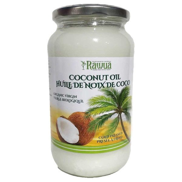 Huile de noix de coco pressé à froid - Rawua Online Sale