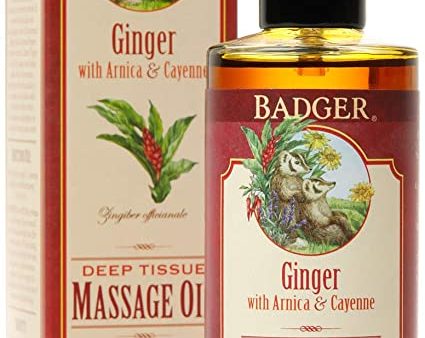 Huile de massage au gingembre - Badger on Sale